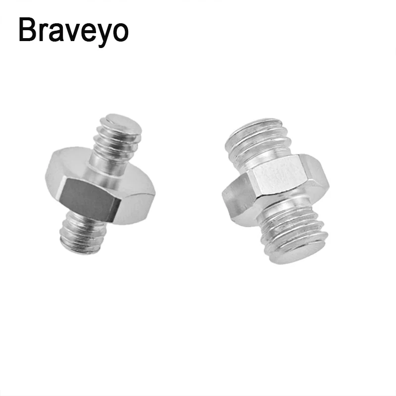 M4 1/4 3/8 Cal kamera konwersji śruba z męskiego na męskie śruba Adapter uniwersalny akcesoria fotograficzne dla lustrzanka cyfrowa głowica kulowa