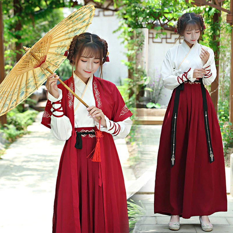 Chinese Nationale Volksdans Kostuum Ханьфу Oude Han-dynastie Zwaardvechter Cosplay Hanfu Vrouwen Outfit Prinses Kleding Hanfu