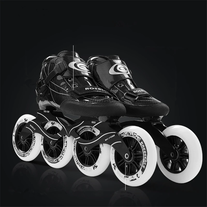 new skating shoes men and women inline roller skates speed skating shoes skate shoes single-row adult professional speed shoes