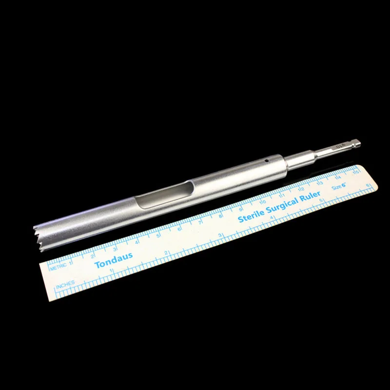 

Orthopaedic instrument Medical Bone nail screw Broken extractor Hollow cannulated Electric Circular saw hole opener 10 12 14 AO