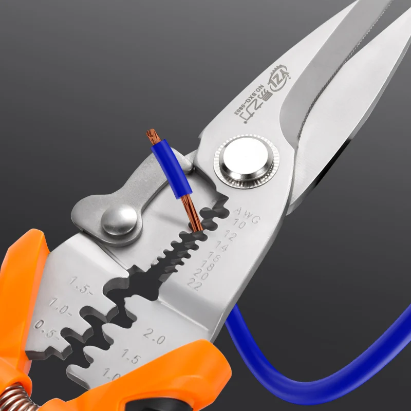 Multi tool pliers Crimping Pliers wire stripper Multi functional Snap Ring Terminals Crimpper