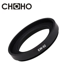 For Canon EW-52 EW52 EW52 52mm Lens Hood Screw Camera Lente Accessories for Canon EOS RF 35mm F1.8 MACRO IS STM