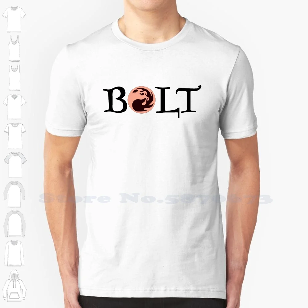 Bolt Cool Design Trendy T-Shirt Tee Gamer Novelty Bolt Red Burn Game Fun