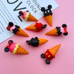 4pcs Resin Cute Hot Selling Mouse Lollipop Charm Pendant for Keychain, Earring, Scrapbooking, DIY Making, Necklace