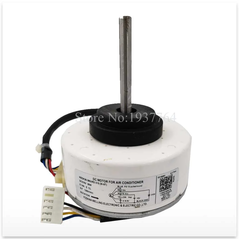 

1pcs new good working for air conditioner Inverter fan Motor WZDK30-38G WZDK30-38G-1 Brushless DC motor