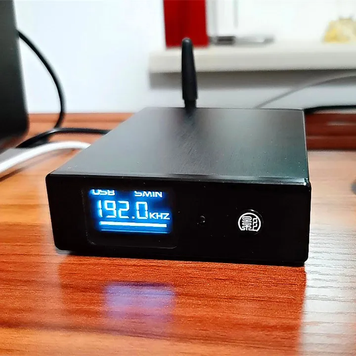 بلوتوث QCC5125 استقبال LDAC المزدوج ES9038Q2M فك الألياف محوري حمى USB كارت الصوت OTG