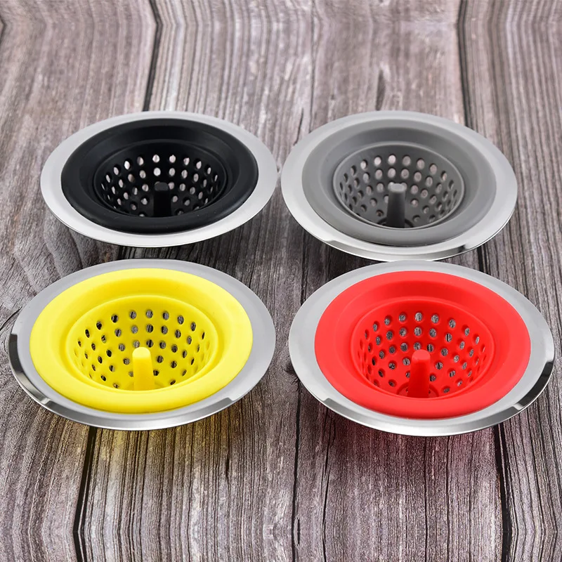 Kitchen Bathroom Sink Strainer Filter Drain Hair Catcher Bath Stopper Plug Filter Shower Cover