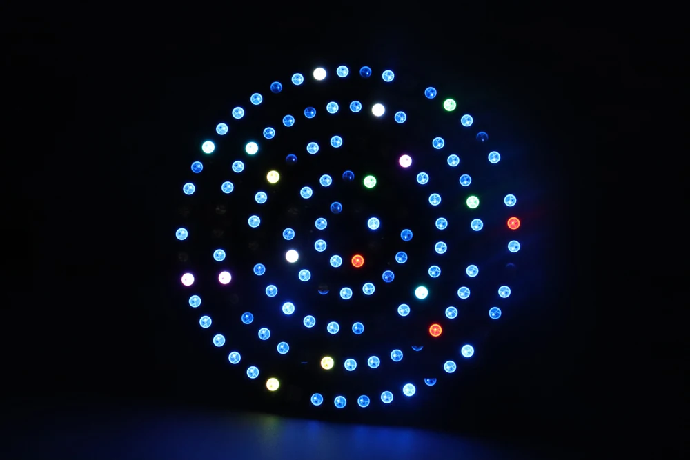 WS2812b LED-Ring Adressierbar 8/16/24/35/45 LEDs 5050 RGB LED-Diodenring Farbige IC-Eingebaute LED – Detail 10
