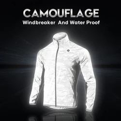 DONEN Outdoor Reflective Waterproof Cycling Jersey Spring Summer Bike Bicycle Long Sleeves MTB Clothing Shirts Wear Bike Jersey