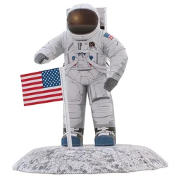 Ruimte Amerikaanse Astronaut Ruimtepakken Art Origami Handgemaakte 3D Papier Model Sci-Fi Papercraft Diy Tieners Adult Craft Speelgoed ZX-007