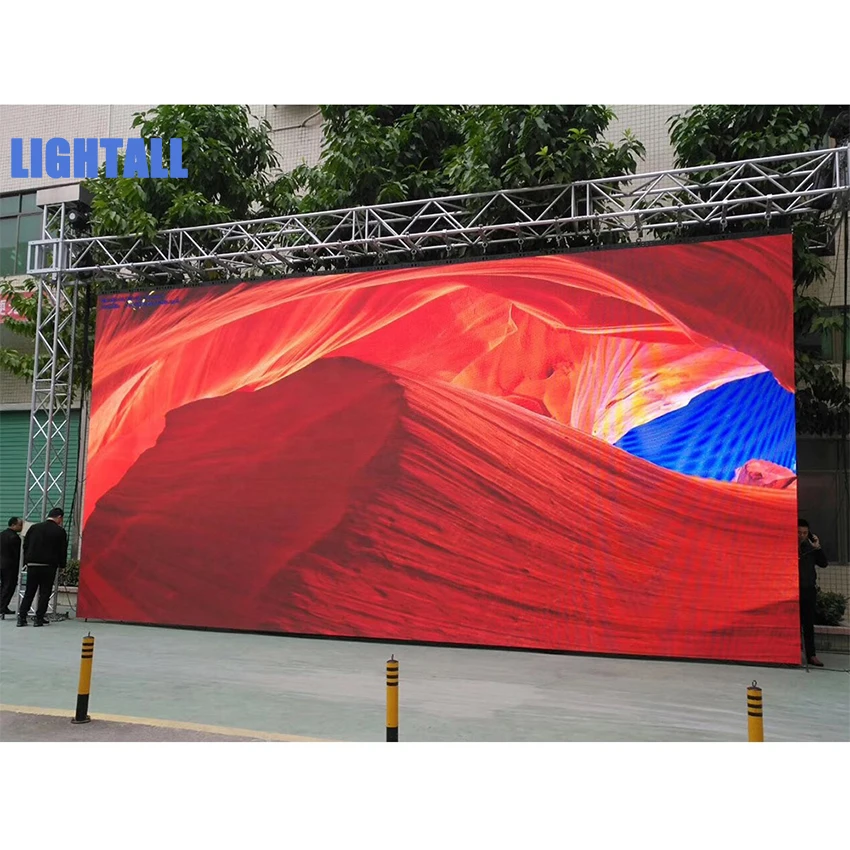 

Outdoor 640X640mm P5mm HD die casting aluminium cabinet waterproof full color led display screen billboard Panel Outdoor