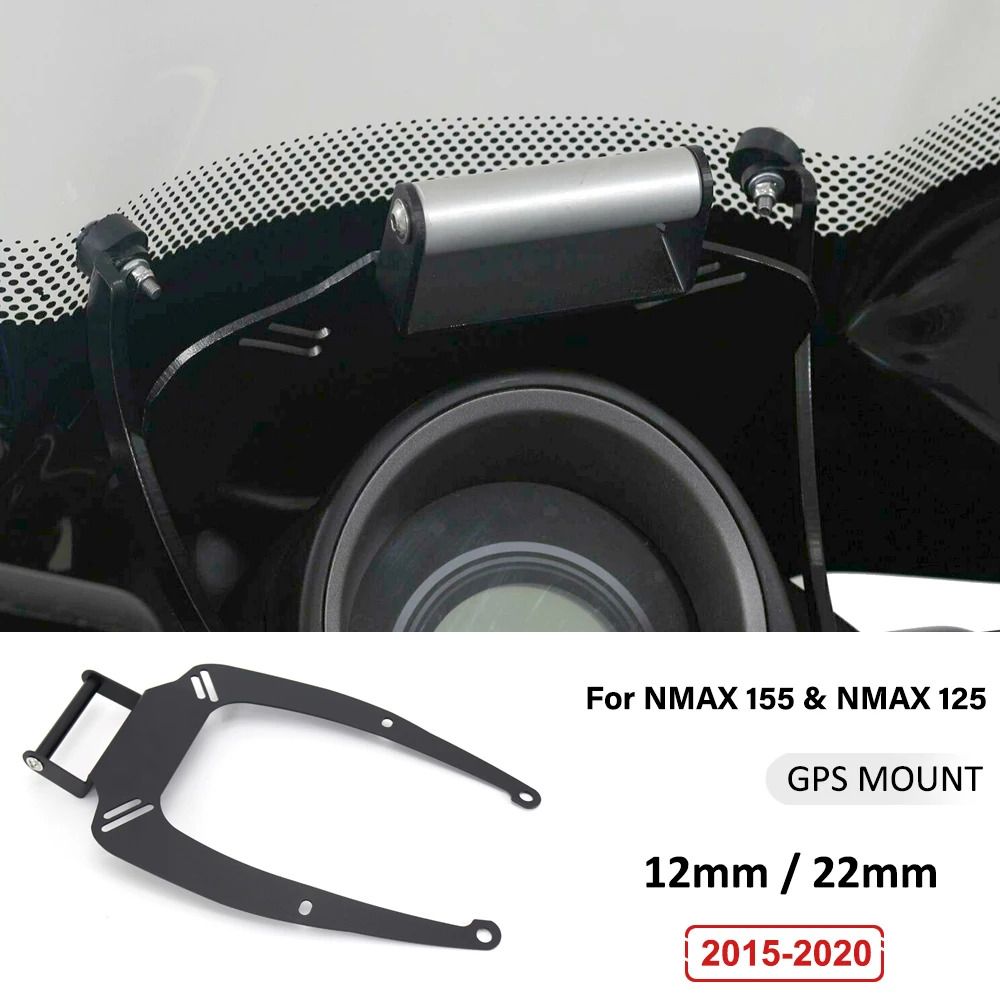 2015 - 2020 FOR YAMAHA NMAX 155 125 N-MAX 155 125 Motorcycle GPS Phone Navigation Bracket USB Charging Port Holder Mount nmax155