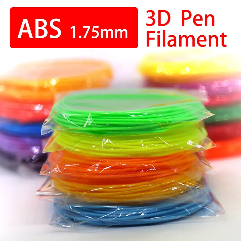 3d pen filamen abs1.75mm abs 3d printing  pen supplies 3 d pens safety plastic  best gift 20color Buy two -10% Send within 24h