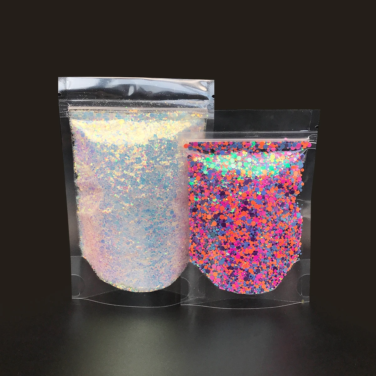 

Bag Holographic Mixed Hexagon Shape Chunky Nail Glitter Sequins Sparkly Flakes Slices Manicure Body/Eye/Face Glitter sizes