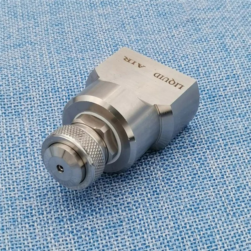 1/4 inch two-fluid gas water mixing nozzle,air misting sprayer,low-pressure fogging spray nozzle,Compressed air atomizer nozzle
