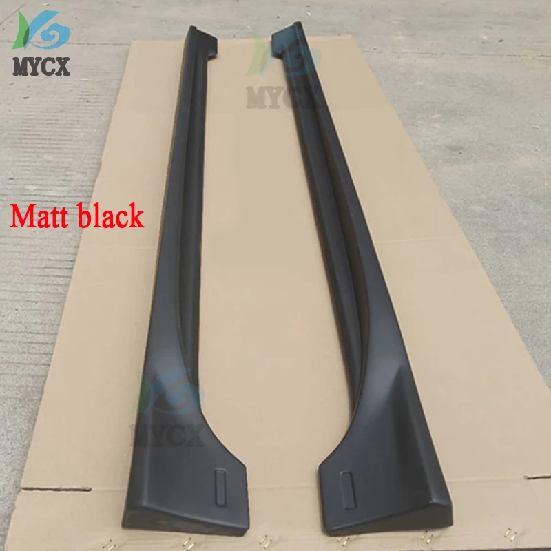 High Quality 2Pcs/1Set ABS Paint Side Skirts Protector Cover Fits For Mazda3 Axela 2014 2015 2016 2017 2018 2019