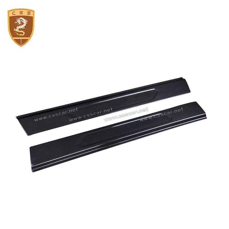 Car Door Sill Protector Pedal For Lamboghini Aventador LP700 Carbon Fiber body kit Seat Door Pedal Threshold Accessories