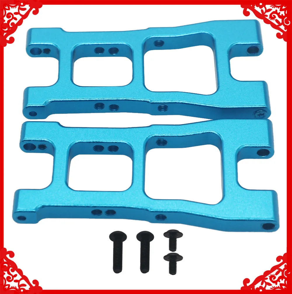 2 pçs/set liga frente & traseiro braço de suspensão um-braço para rc carro 1-10 redcat blackoutsc xte xbe bsd corrida atualizado peças