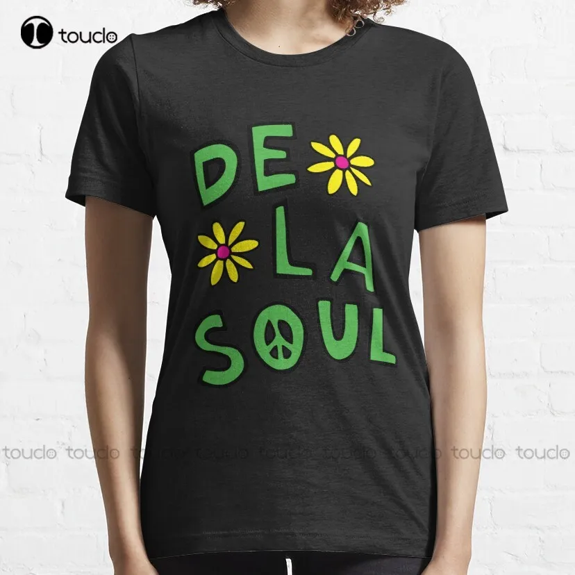 Original De La Soul 인쇄 클래식 티셔츠 교사 셔츠 맞춤형 Aldult Teen Unisex 디지털 인쇄 티셔츠 Fashion Funny New