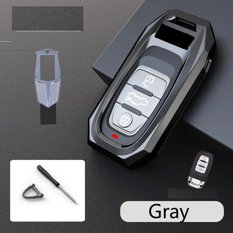 Fashion Remote Smart Key Cover Case Shell for Audi A4L A5 A6L A7 A8L S5 S6 Q5 SQ5 RS5