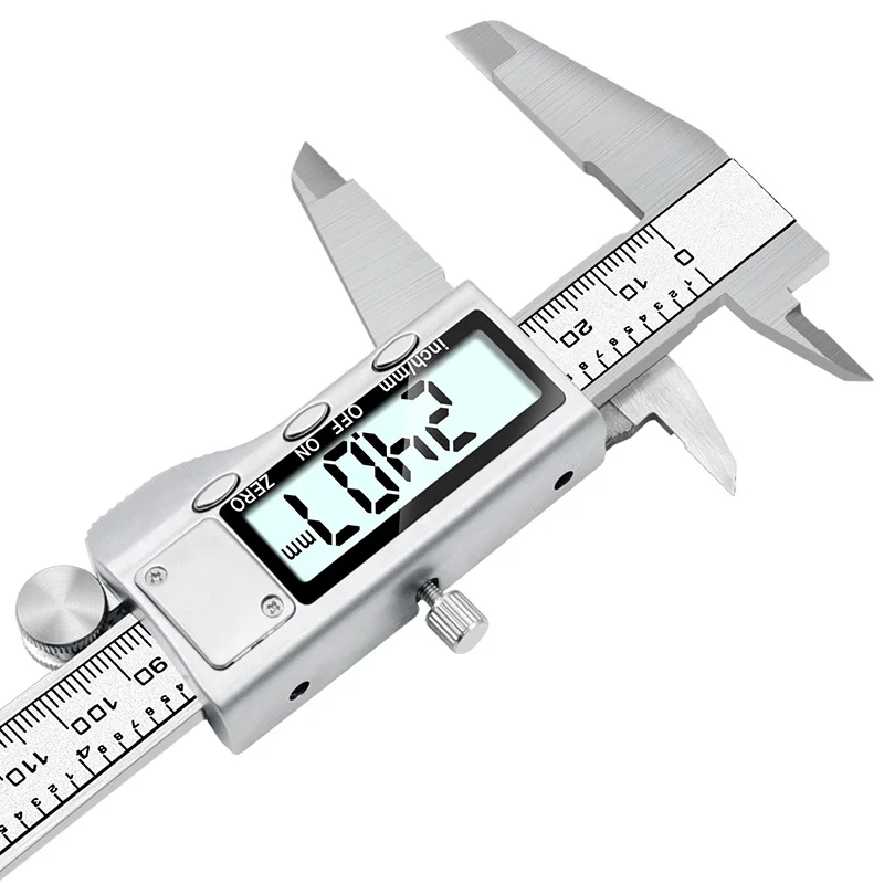 バーニアデジタルゲージ,測定ツール,0〜150mm,6インチ,ステンレス鋼