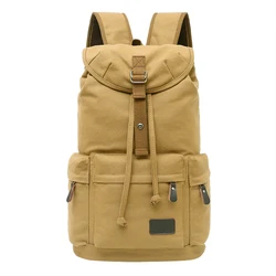 20L Canvas Backpack Men 18inch Laptop Backpacks Large Male Mochilas Casual Schoolbag For Teenagers Boys Men Rucksack Backbag