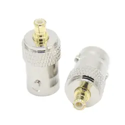 BNC Female To MCX Male RF Coaxial Connector Adapter For DS0201 DSO QUAD DS203 VC101 BNC To MCX Oscilloscope Conversion Connector