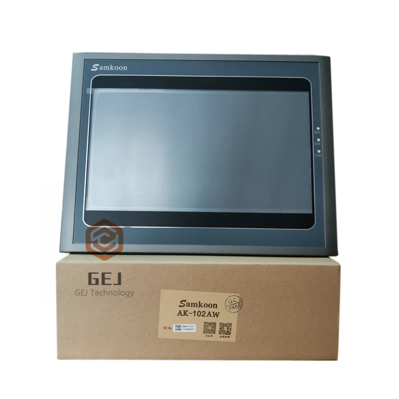 Samkoon HMI AK-102AW DC 24V ความละเอียด800*480หน้าจอสัมผัส HMI 10.2นิ้ว