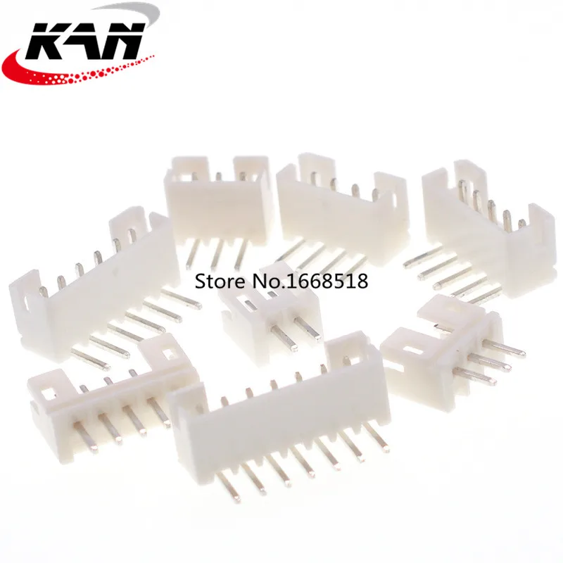 50pcs/lot JST PH 2.0 2P 3P 4P 5P 6P 7P 8P 9P 10pin Header 2.0mm male material PH2.0 2mm Connectors Leads PH-A straight pins