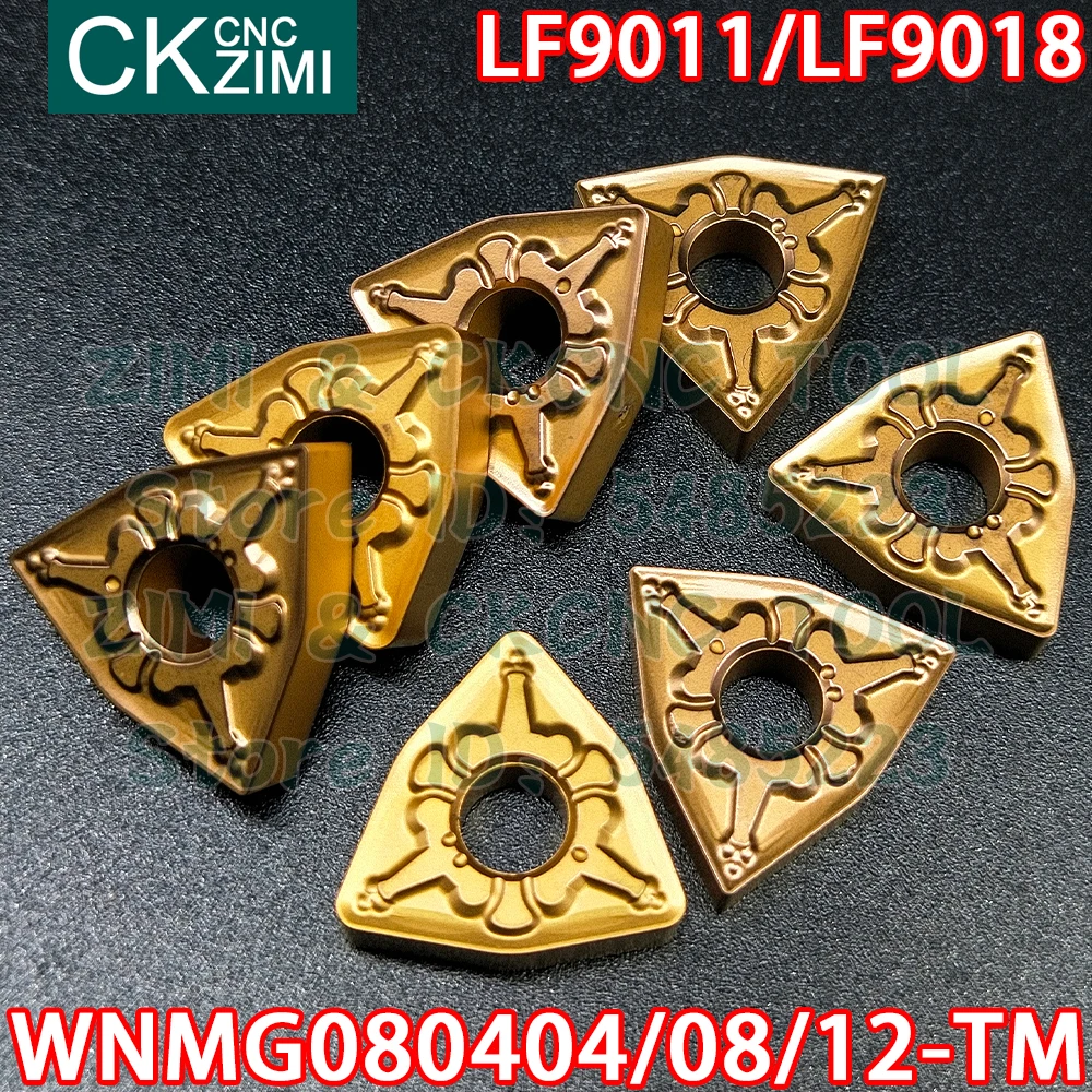 WNMG080404-TM WNMG080408-TM WNMG080412-TM LF9011 LF9018 Karbida Sisipan Eksternal Turning Alat CNC Logam Mesin Bubut Alat WNMG untuk Baja