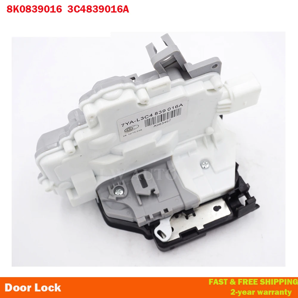 For Audi Q3 Q5 Q7 A4 A5 TT B6 For Touareg Superb PASSAT B6 Rear Right Door Lock Mechanism 8K0839016 3C4839016A 8K0839016D