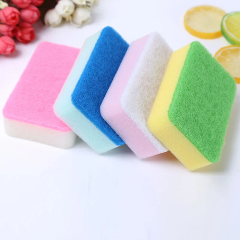 Multipurpose Sponge Cleaning  Wipe Duster Double-sided Use Household Cleaning Tool Soft Kitchen Cleaning Dish Strong Absorbent