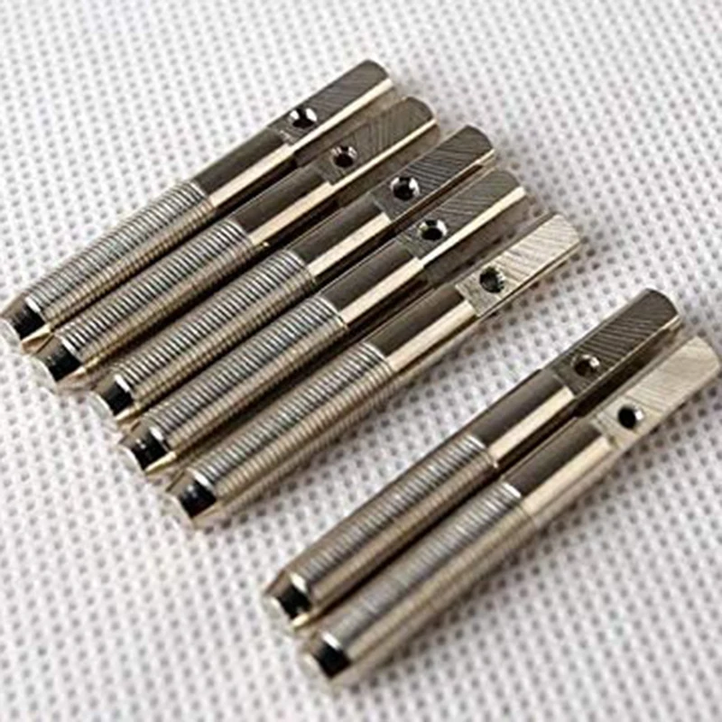 7Pcs Tuning Pins with L-Shape Tuning Wrench for Lyre Harp Strings and Other Primitive Stringed Instruments