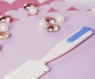 مشط الحلاقة تصفيف الشعر أداة بانج الشعر أمشاط رقيقة الحلاقة المهنية المنزل لتقوم بها بنفسك قطع ترقق المتقلب للطفل الكبار