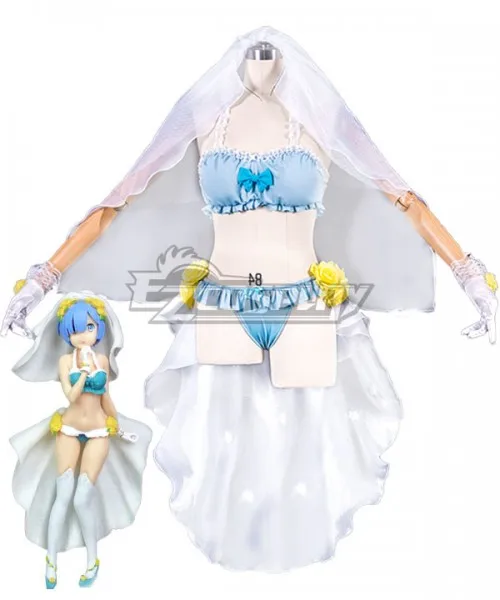 

Re: Life In A DiffeRent World From Zero Rem Wedding Dress Girls Party Clothings Halloween Dress Adult Suit Cosplay Costume E001