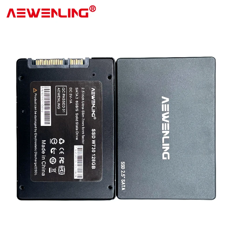 Disque dur SSD SATA 2.5 pour ordinateur portable, avec capacité de 64 Go, 128 Go, 256 Go, 480 Go, 960 Go, 512 Go, 240 Go, 120 Go, 1 To