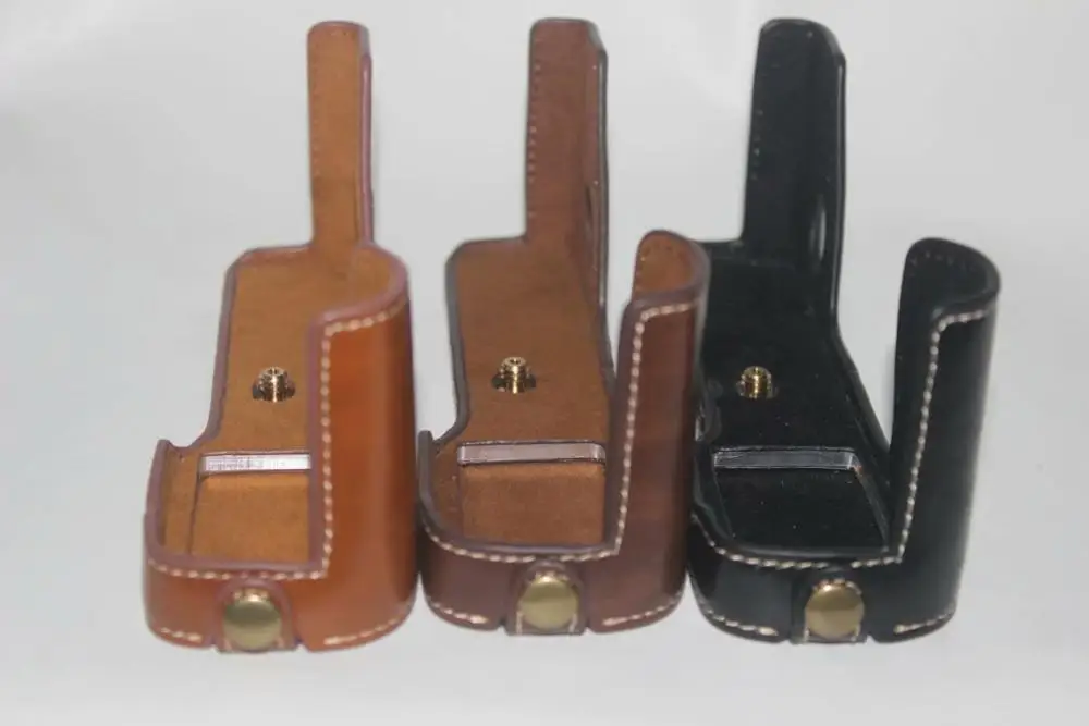 Сумка для видеокамеры, чехол для Fujifilm Fuji X-Pro3, Xpro3, полиуретановая ручка, половинчатый защитный чехол с отверстием для батареи