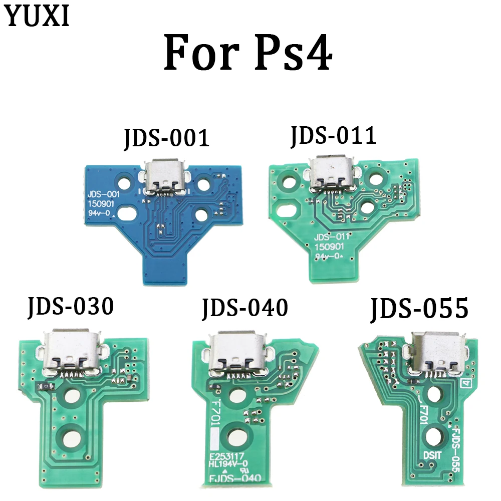 

YUXI For PS4 Controller USB Charging Board Port replacement for PS4 controller JDS030 JDS001 JDS011 JDS040 JDS055