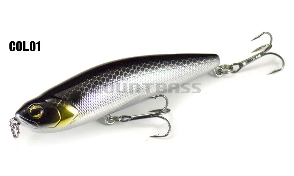 Countbass Floating Hardbaits 100 mm 3-15/16 Zoll 19 g 43/64 oz., Topwater Angelköder Bleistift Leurre Surface Popper Wobbler – Detail 6