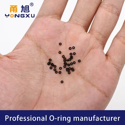 Nitrile Rubber 50PCS/Lot Black NBR thickness CS0.3/0.4/0.5/0.6/0.7/0.8/0.85mm ORing Gasket waterproof small watch ring