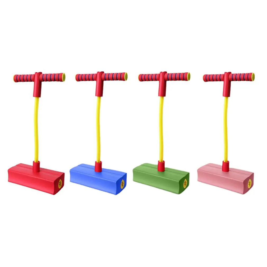 Kids Frog Jump Toys With Sound And Light Children Jump Bouncing Trampoline Bounce Stick for Kids Fun Fitness Sensory Toys