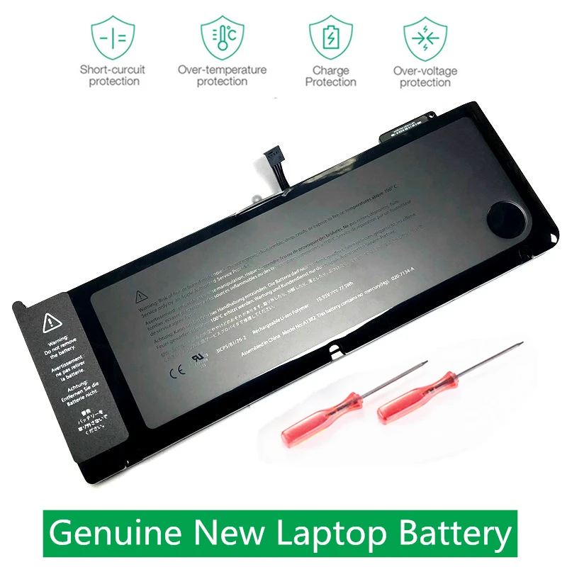 

ONEVAN New A1382 Laptop battery for Apple MacBook Pro 15" A1286 2011 2012 Version MC721 MC723 MC847 MD318 MD322 MD103 MD104