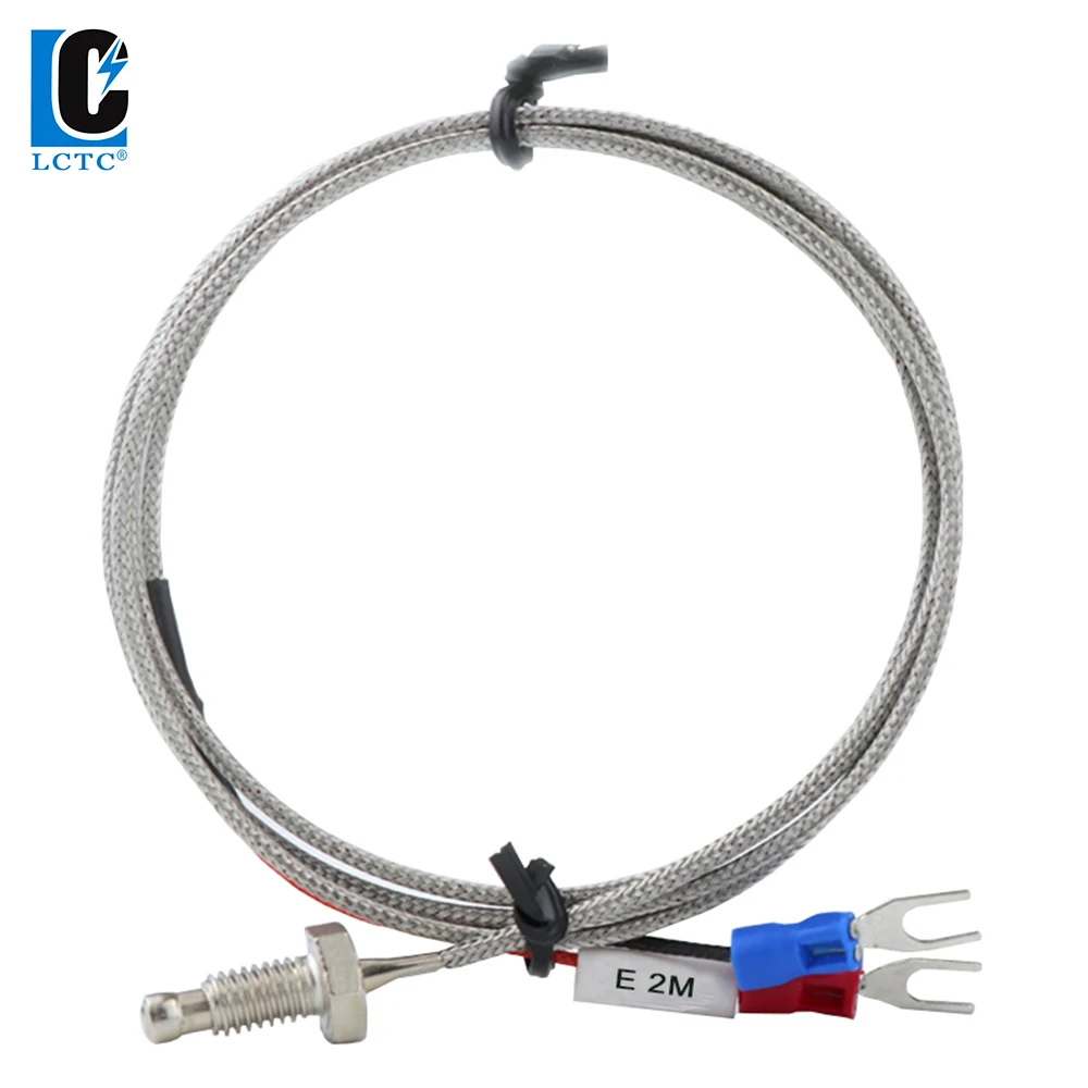 K type M6 M8  screw  Wire Cable Thermocouple Temperature Sensor for Industrial Temperature Controlle