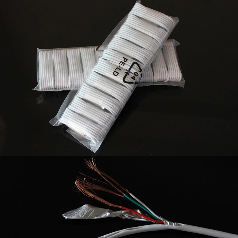 10PCS 8pin USB Cable Support IOS 10 Sync Data Charger Cable For iPhone X XR 11 6s 7plus 12 5S For iPad 4 mini,mini 2,micro cable