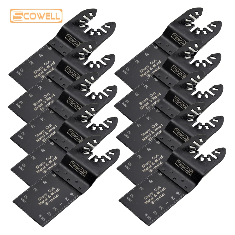 34mm Bimetallic Plunge Multi Tool saw blades for wood metal cutting renovation Oscillating Tools Saw Blades DIY Replaced Parts