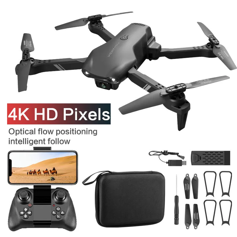 Nouveau Mini Drone Rc V13 4k caméra HD 1080P WiFi Fpv Drone double caméra pliable Quadcopter transmission en temps réel hélicoptère jouets