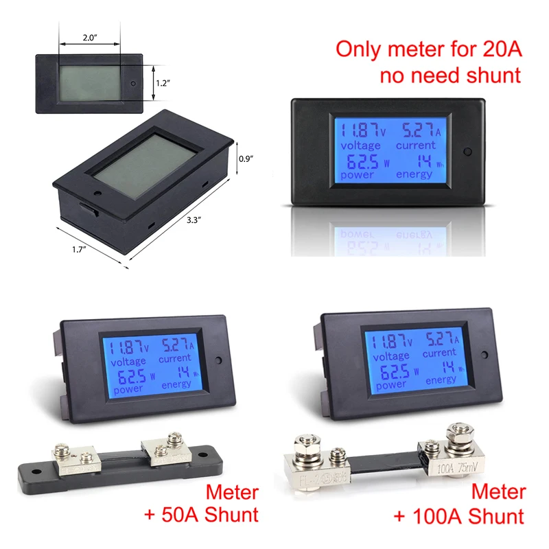 1A 2A 3A 5A 10A 15A 20A 30A 40A 50A 75A 100A 75mV 60mV 100mV 200mV CG FL-2 Manganin Copper DC Shunt Measuring Shunt Resistor