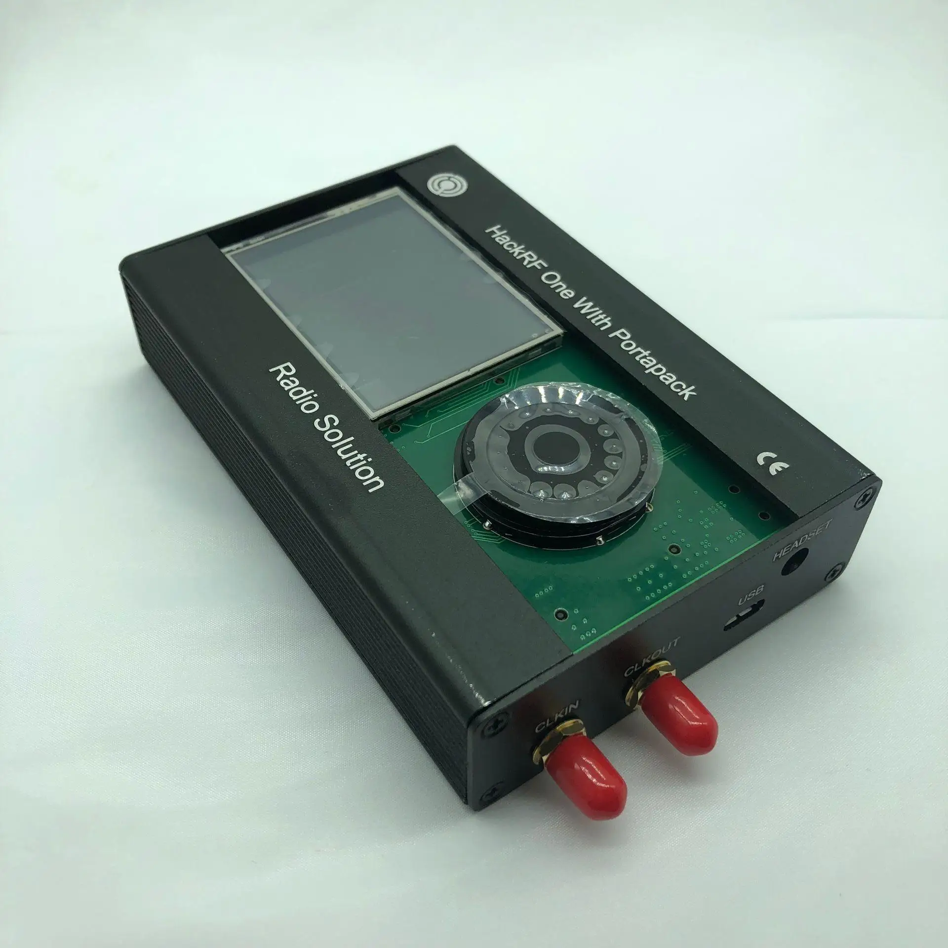 

2023 Latest Version PORTAPACK For HACKRF ONE SDR Software Defined Radio + Metal Case + 0.5ppm TXCO +Touch LCD