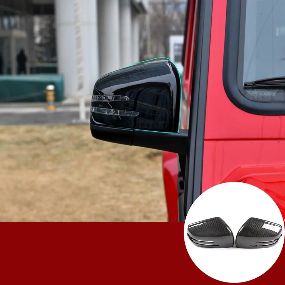 Car Accessories For Mercedes Benz GLE GLS GL ML G R Class W166 W463 W251 X166 Door Mirror Cover Cap Housing Rear View Mirror