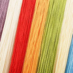 2021 New Multi-color Optional 100CM X 200CM Thread Line Curtains for Living Room Door Wall Window Panel Tassel Curtain